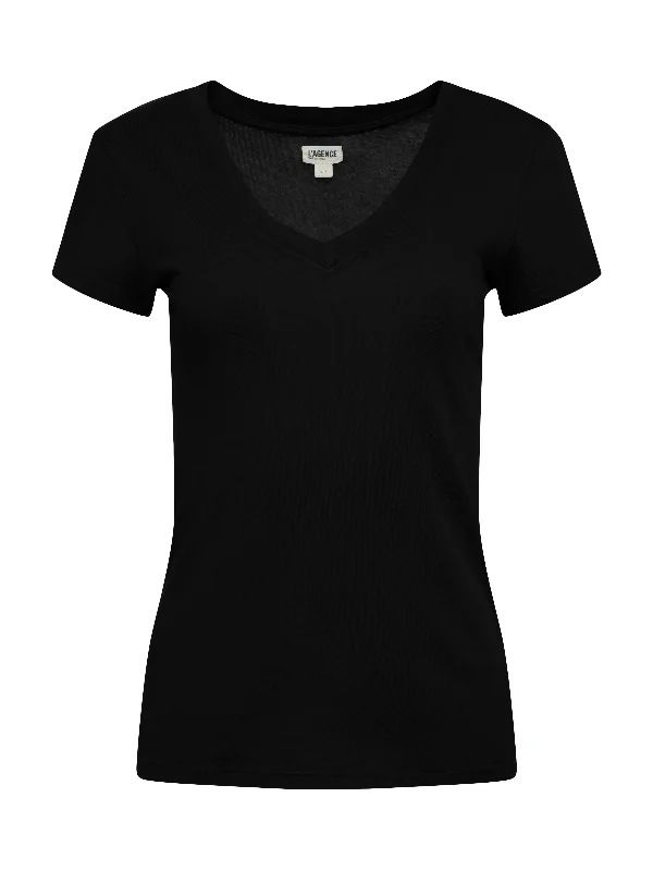 Becca Cotton V-Neck Tee