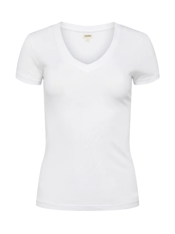 Becca Cotton V-Neck Tee