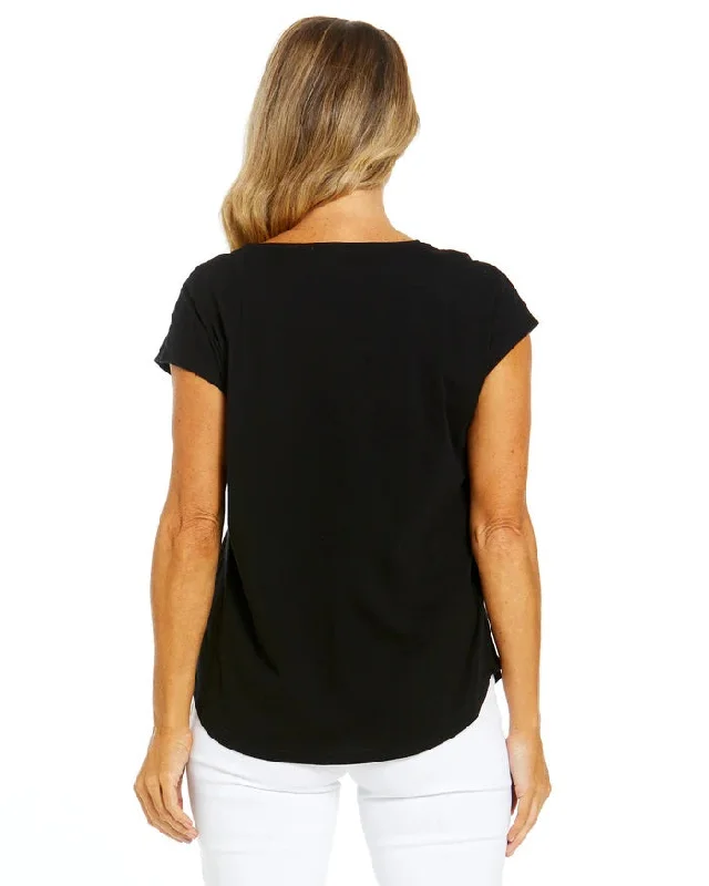 Betty Basics Summer V-Neck Tee