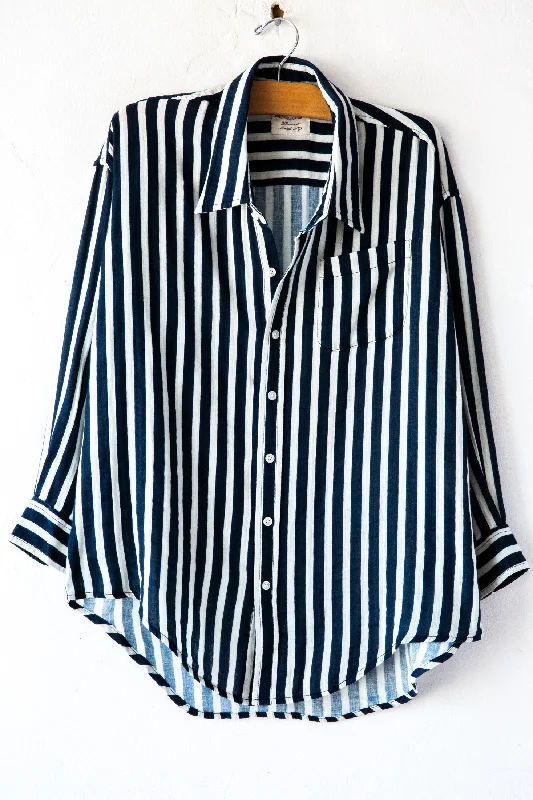 Button Front Crinkle Shirt