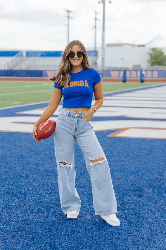 Florida Gators Blue Baby Tee