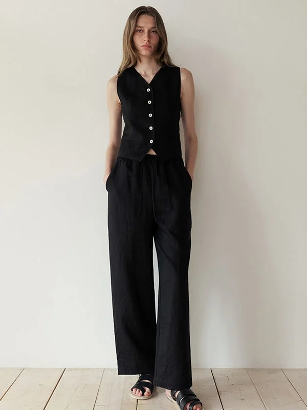 Linen String Pant