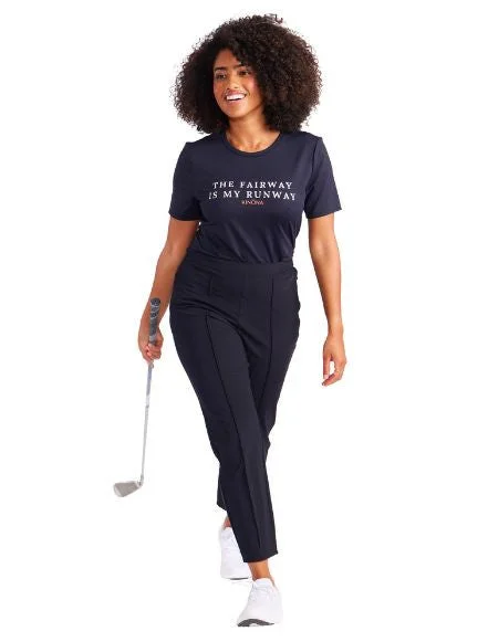 The Fairway is My Runway Tee - Black