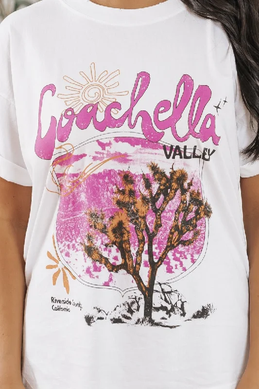 Vintage White Coachella Valley T-Shirt - FINAL SALE