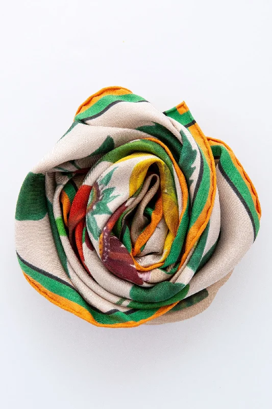 Wildflowers Silk Scarf