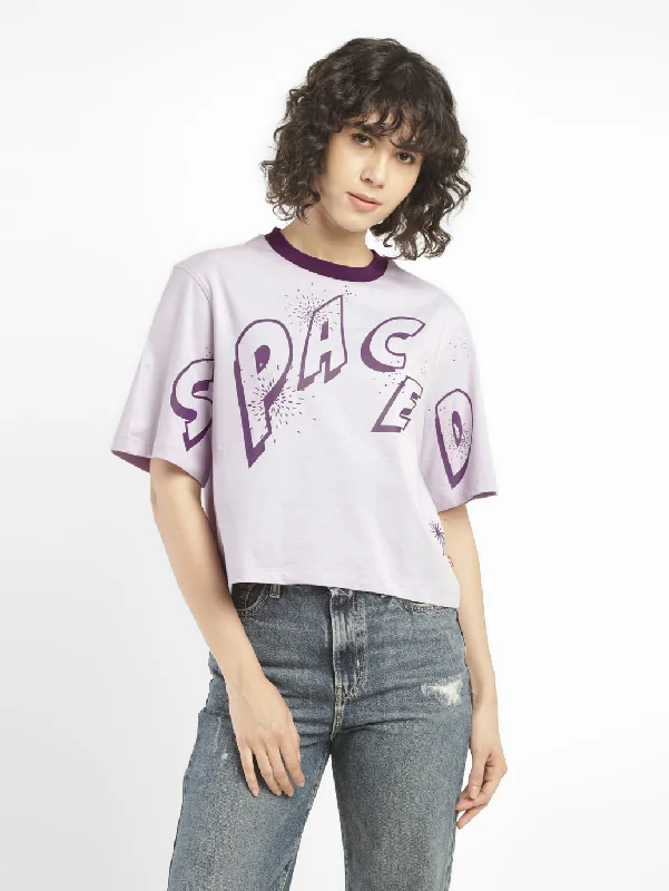 Women's Graphic Print Boxy T-shirt