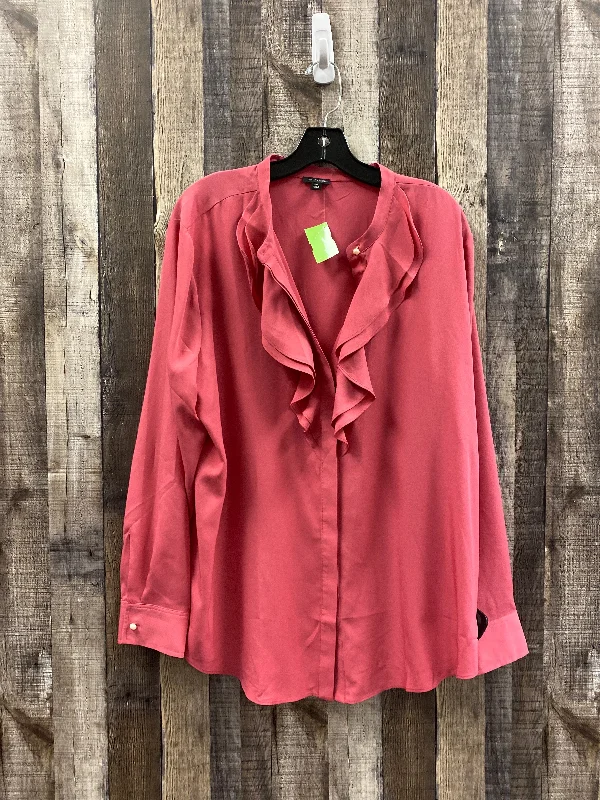 Blouse Long Sleeve By Ann Taylor  Size: XXL