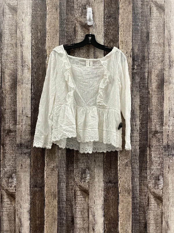 Blouse Long Sleeve By Anthropologie  Size: S