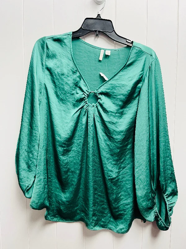 Blouse Long Sleeve By Cato  Size: Xl