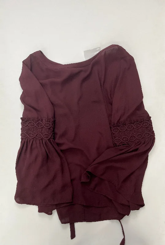 Blouse Long Sleeve By Loft  Size: S