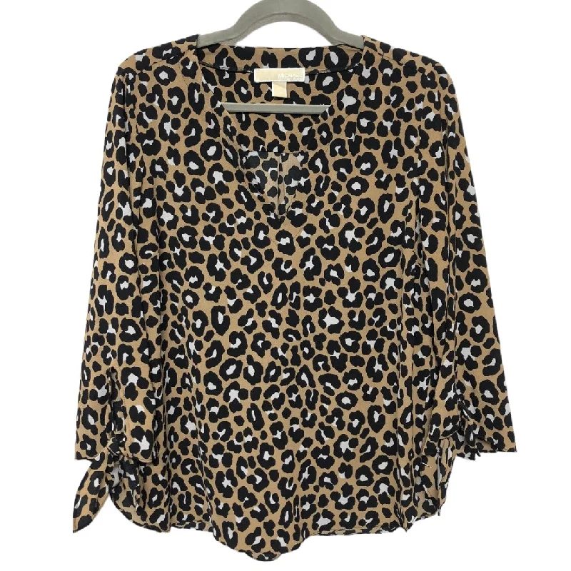 Blouse Long Sleeve By Michael By Michael Kors  Size: M