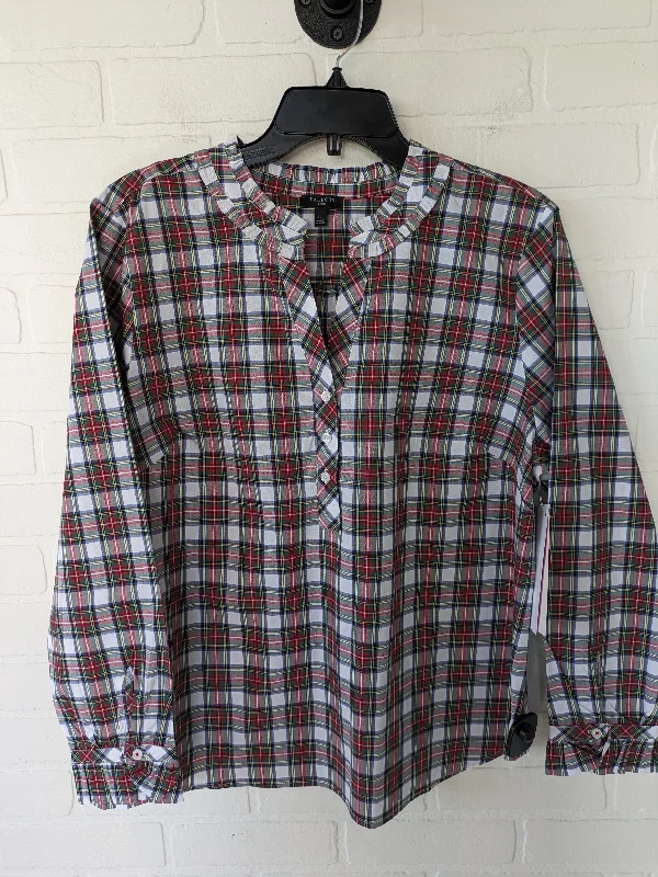 Blouse Long Sleeve By Talbots  Size: Xl