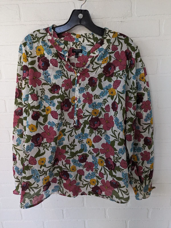 Blouse Long Sleeve By Talbots  Size: Xl