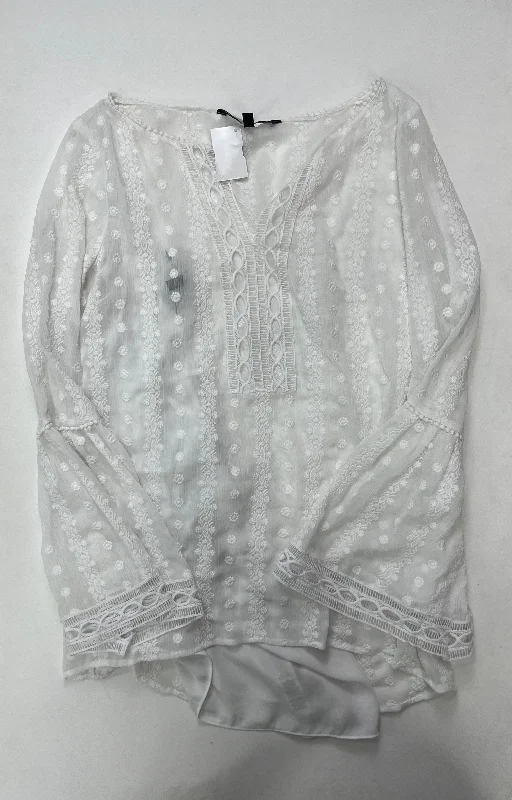 Blouse Long Sleeve By White House Black Market O  Size: S