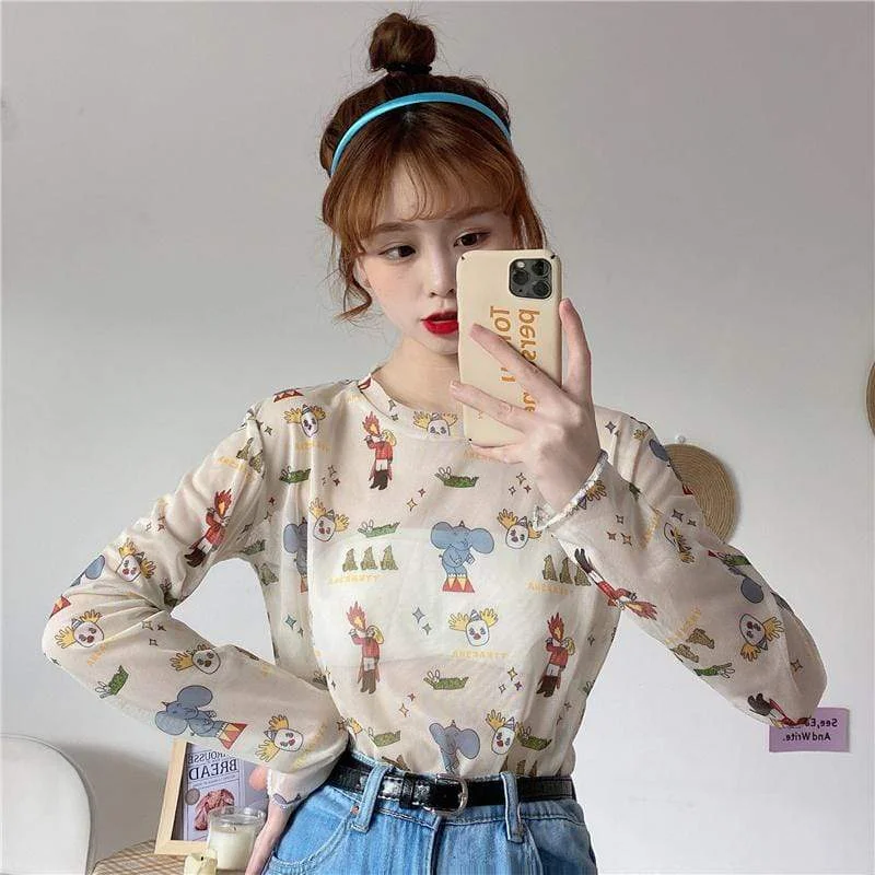 Kawaii Lace Long Sleeved Shirt