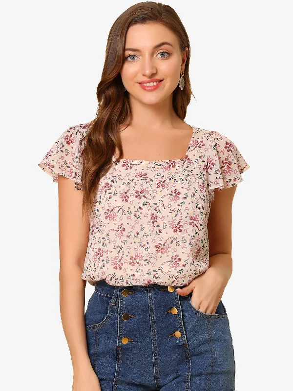 Dark Pink Floral / S