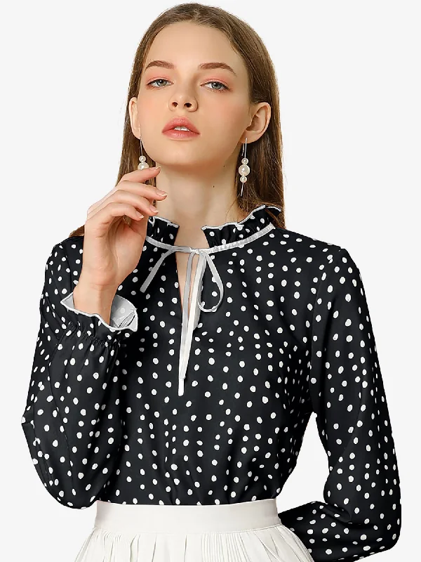 Black-Polka Dots / M