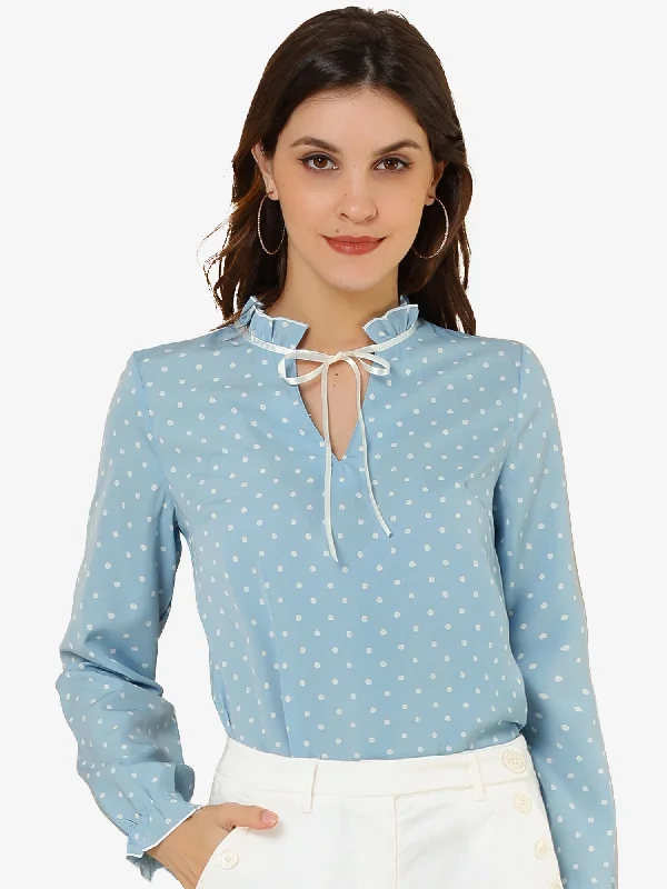 Light Blue-Polka Dots / M