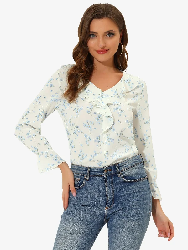 White-Floral / XL