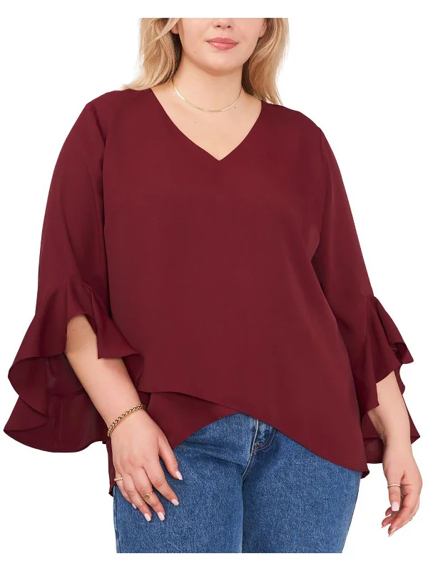 Plus Size 2X / crisp merlot