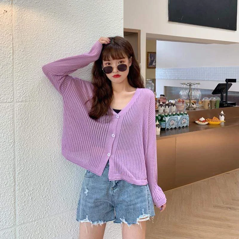 Women's Cute Pure Color Long Sleeved Shirts