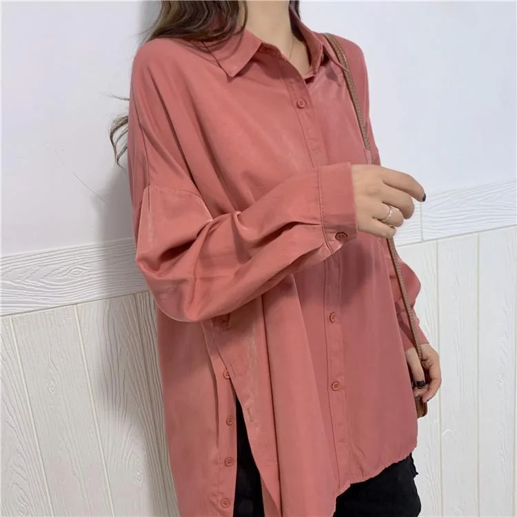 Women's Long Sleeved Loosed Shirt