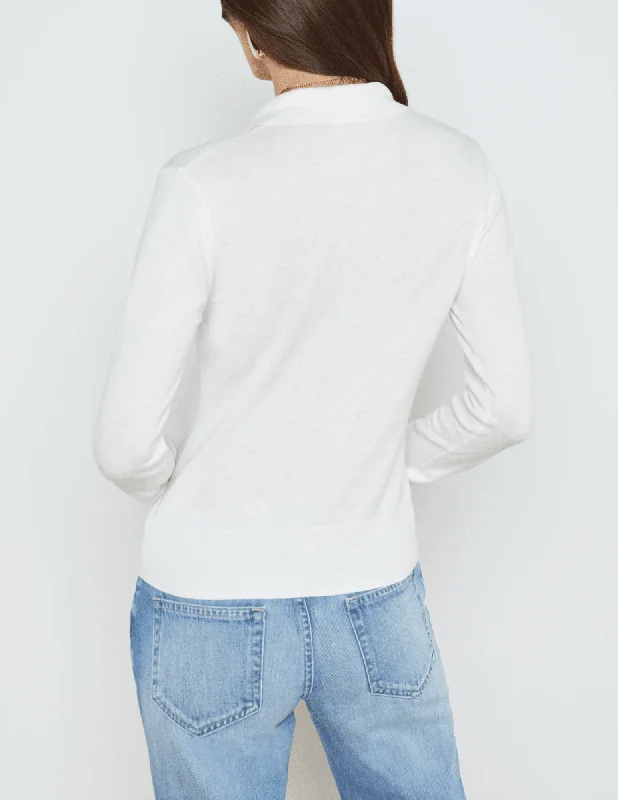 L'Agence Sterling Collared Sweater