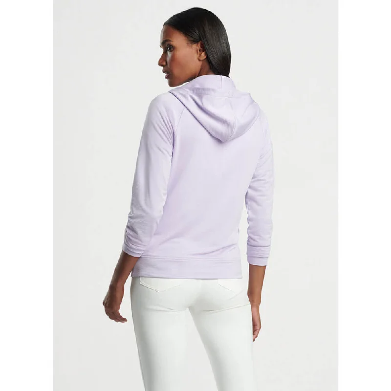 Peter Millar Women's Beaumont Full-Zip Hoodie Sweatshirt - Garden Violet