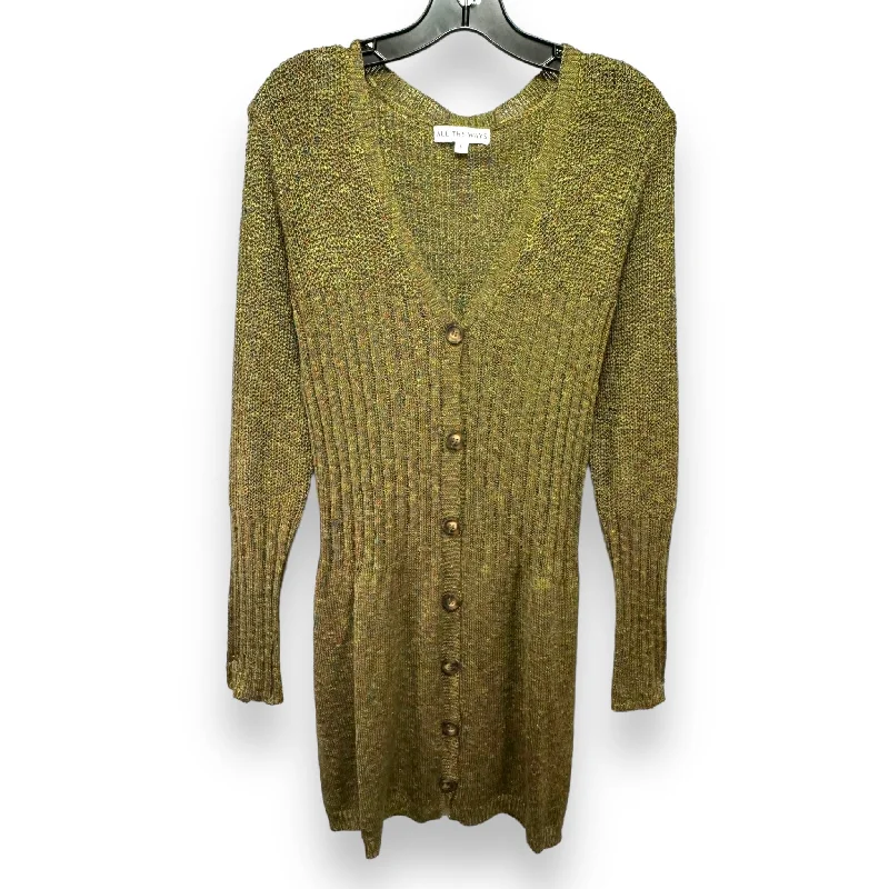 Sweater By All the Way In Green, Size: L