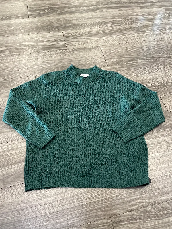 Sweater By American Eagle In Green, Size: Xs