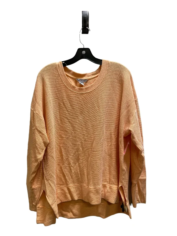 Sweater By Athleta In Orange, Size: 1x