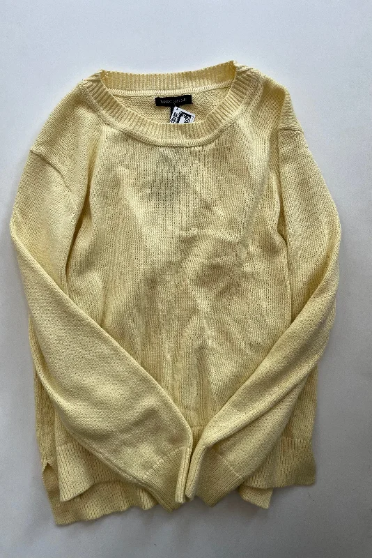 Sweater By Banana Republic O In Yellow, Size: Xl