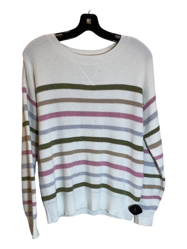 Sweater By Design History In White, Size: S