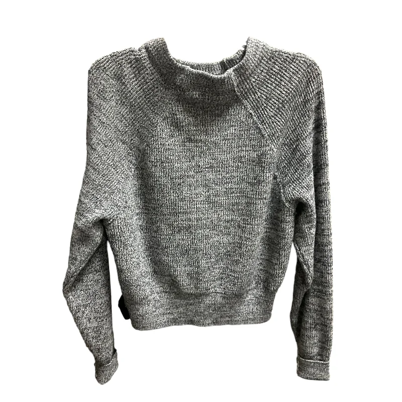 Sweater By Free People In Black Grey, Size: S