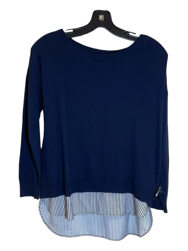 Sweater By Lauren By Ralph Lauren In Navy, Size: L