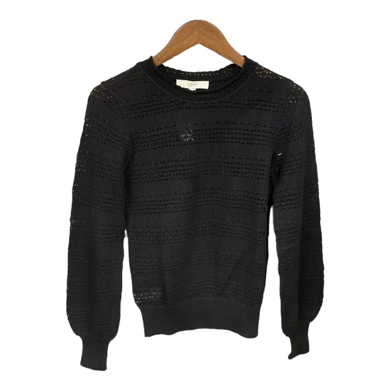 Sweater By Loft In Black, Size: Xs