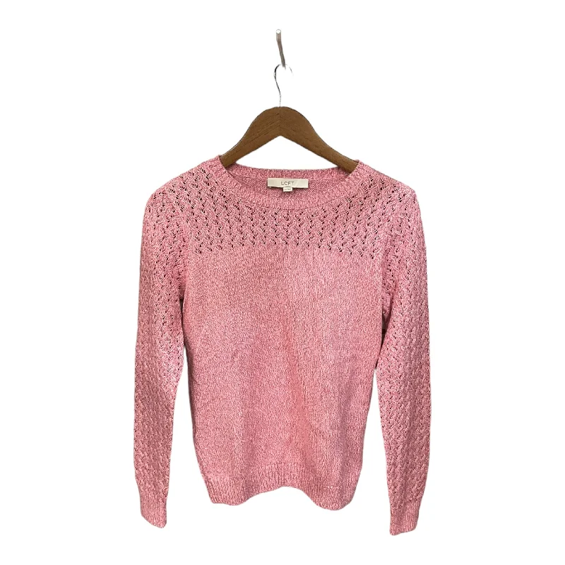 Sweater By Loft In Pink, Size: Xs