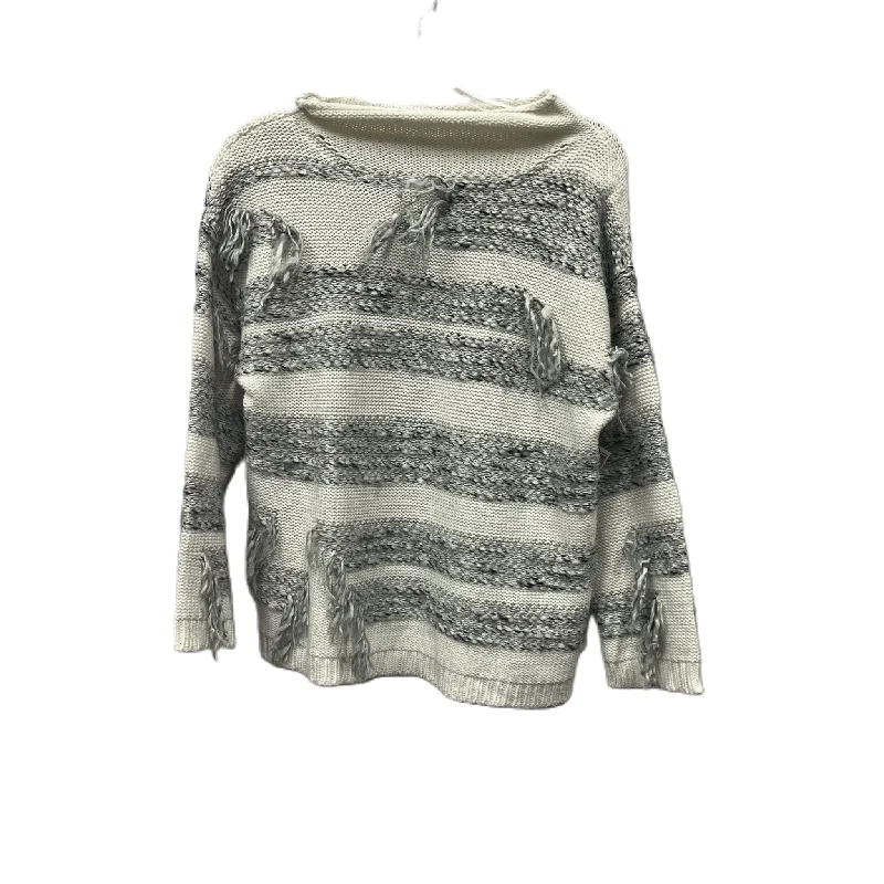 Sweater By Lou And Grey In Cream & Grey, Size: S