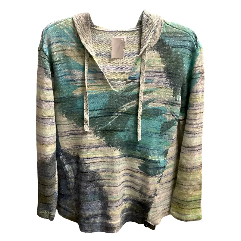 Sweater By Nic + Zoe In Blue & Green, Size: S