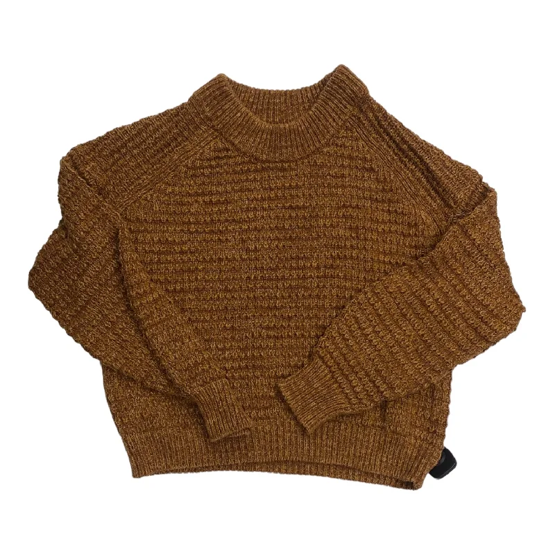 Sweater By Universal Thread In Brown & Tan, Size: L