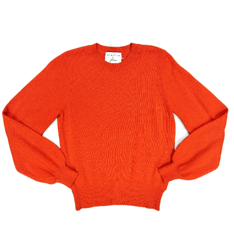 Sweater Cashmere By J. Crew In Orange, Size: Xs