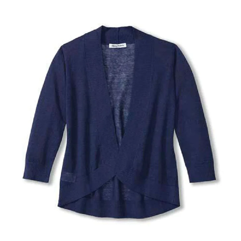 Tommy Bahama Women's Lea Open Cardigan - Island Navy*