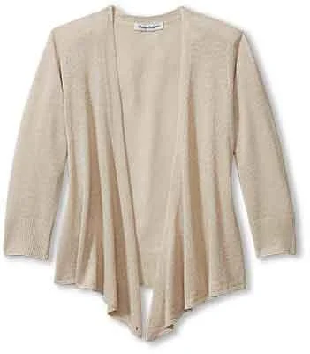 Tommy Bahama Women's Shimmer Addison Cardigan - Soft Gold