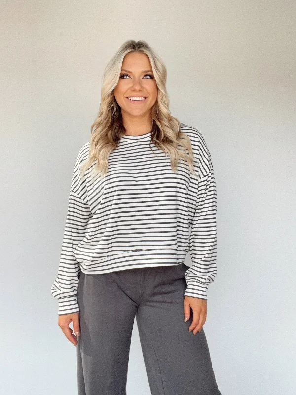 Another Coffee Striped Top