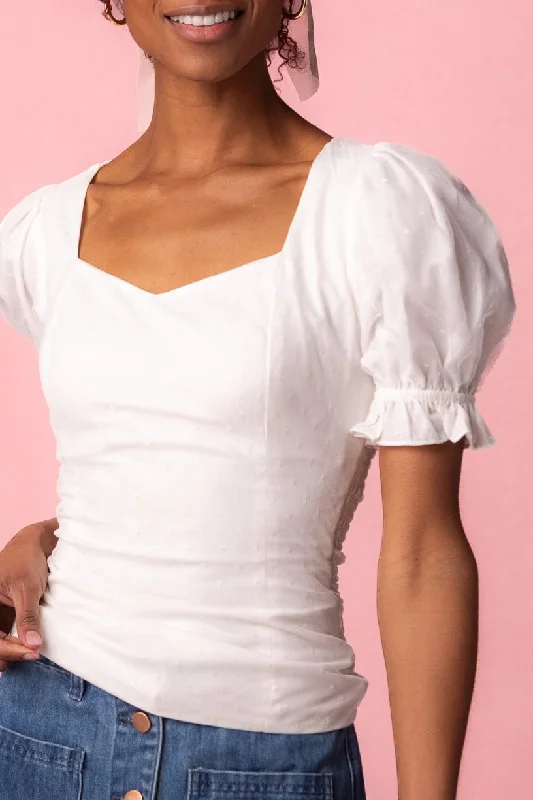 Ballerina Top in White