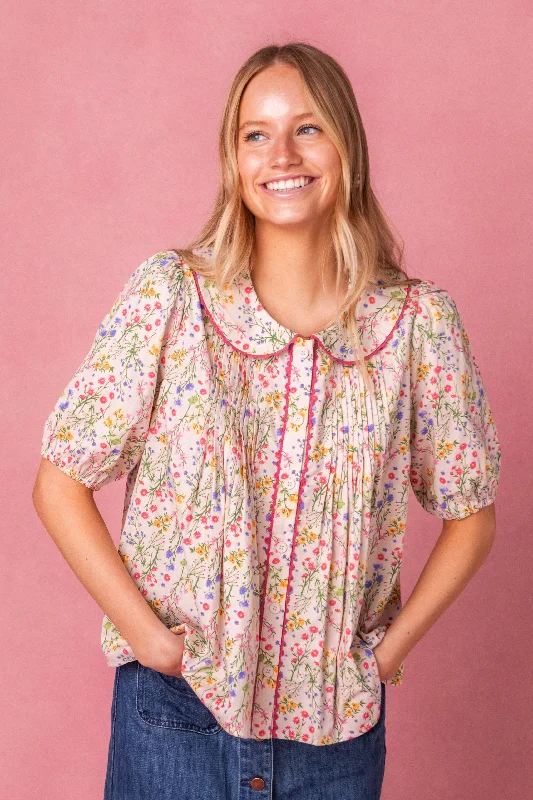 Betty Blouse in Floral - FINAL SALE