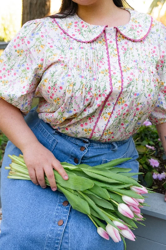 Betty Blouse in Floral - FINAL SALE