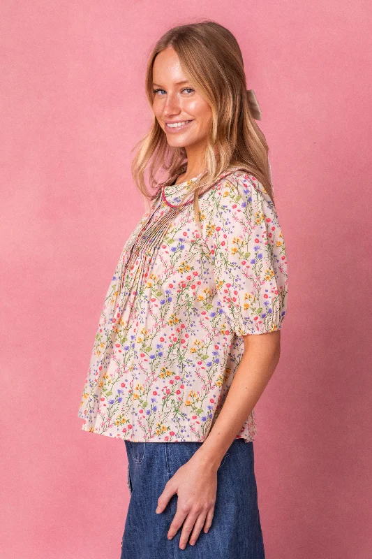 Betty Blouse in Floral - FINAL SALE