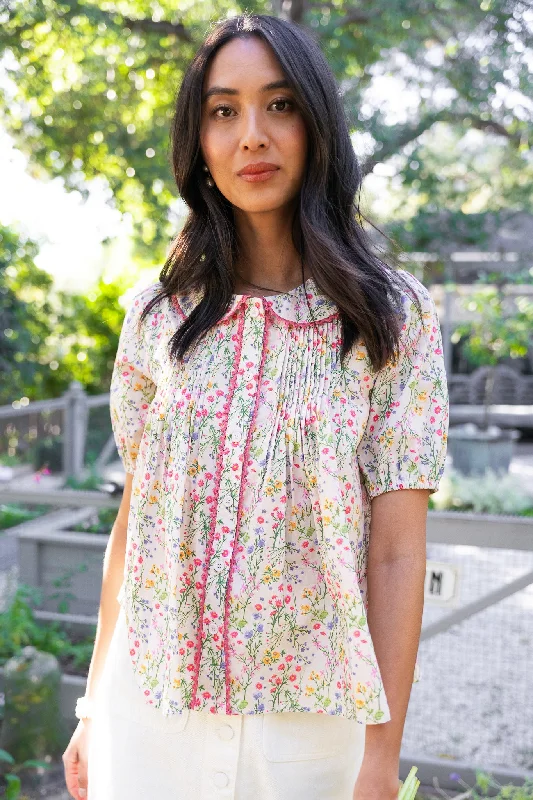 Betty Blouse in Floral - FINAL SALE