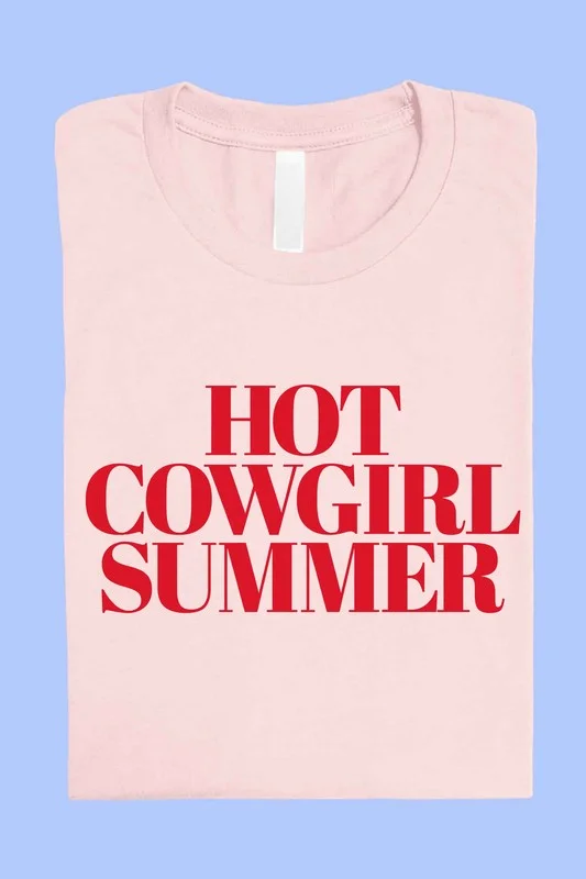 Hot Cowgirl Summer Graphic TEE